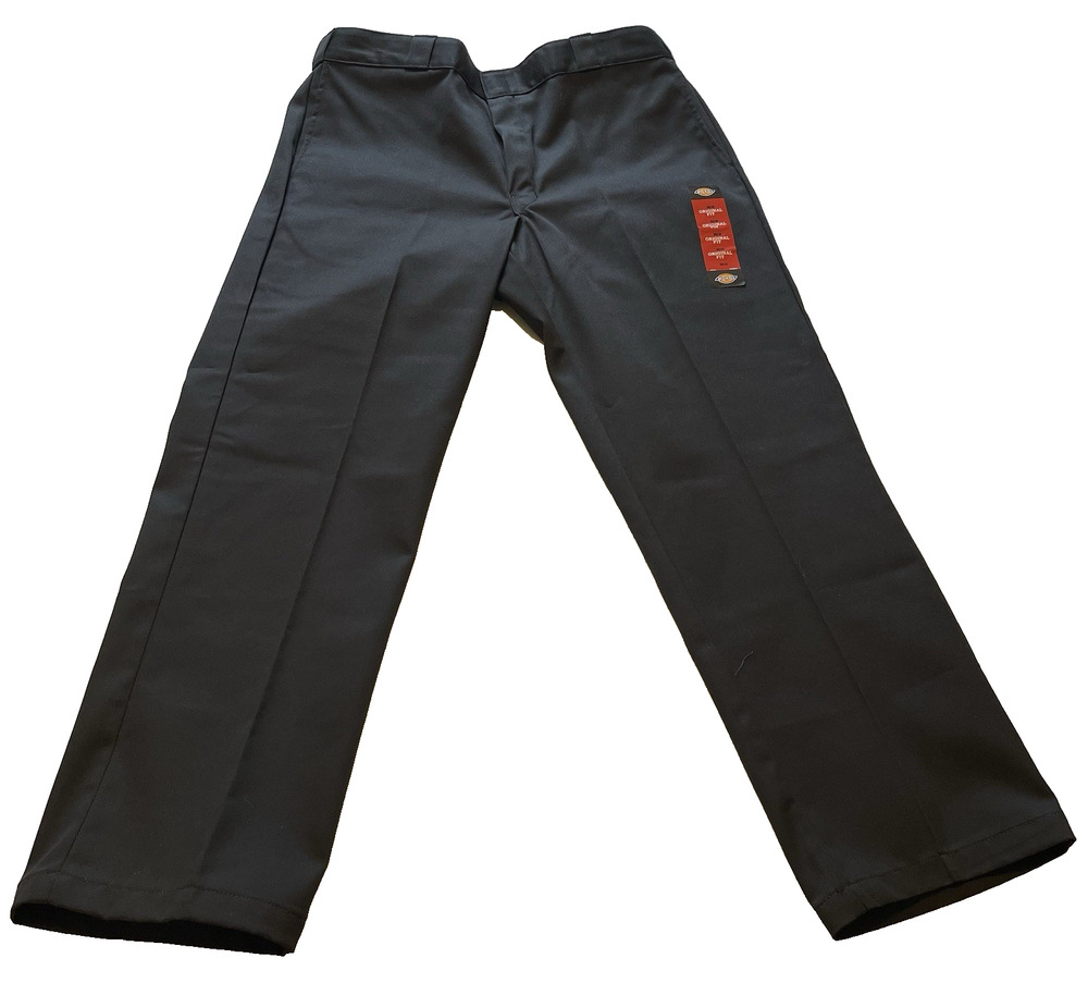 Dickies Men Original fit work pants Navy Blue Size Large (38/30) Irregalar